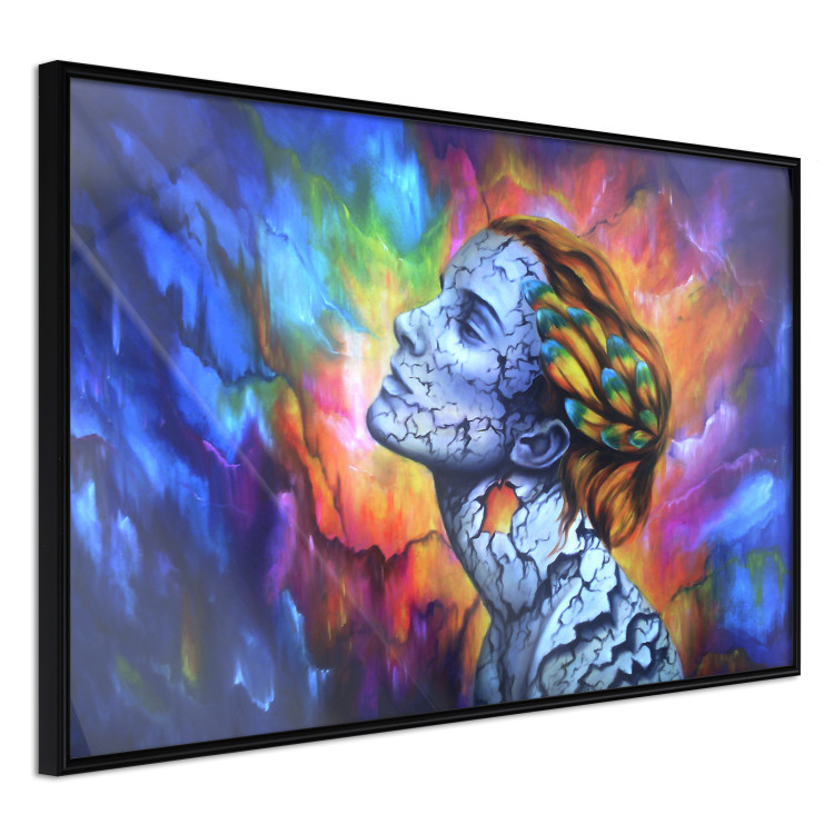 Wall Poster Fragility - abstract woman on a colorful background in a watercolor style 127098 additionalImage 11