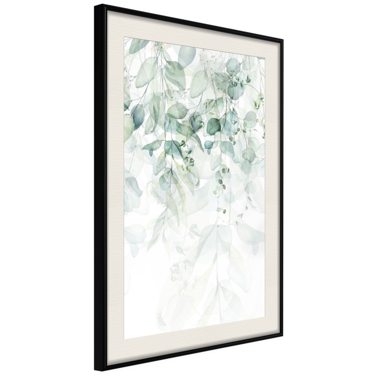 Poster Gentle Touch of Nature - jungle leaves composition on white background 127898 additionalImage 3