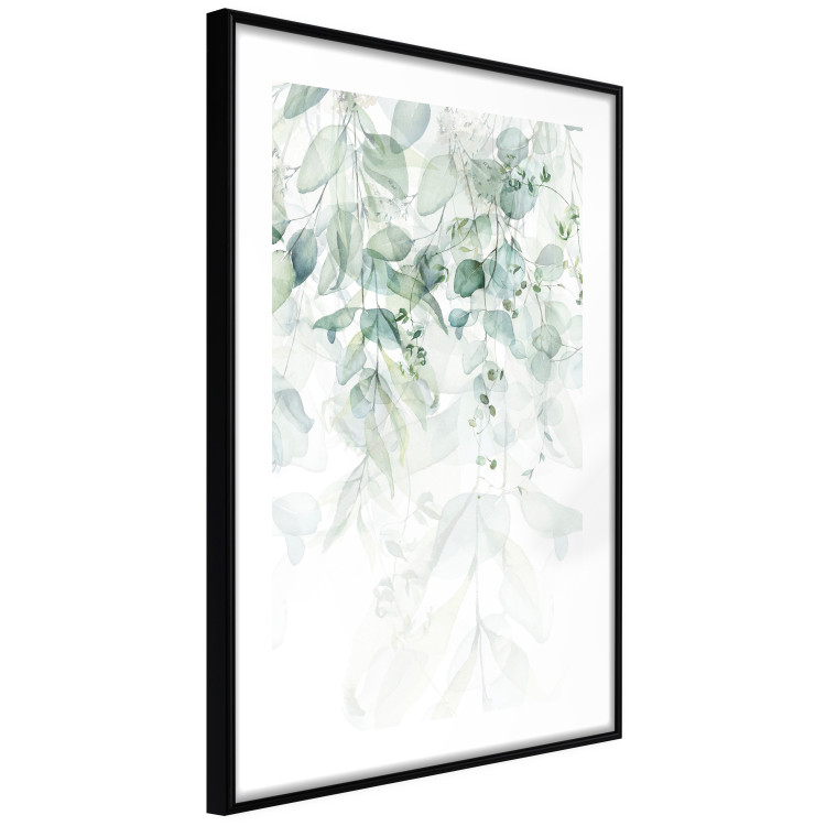 Poster Gentle Touch of Nature - jungle leaves composition on white background 127898 additionalImage 2