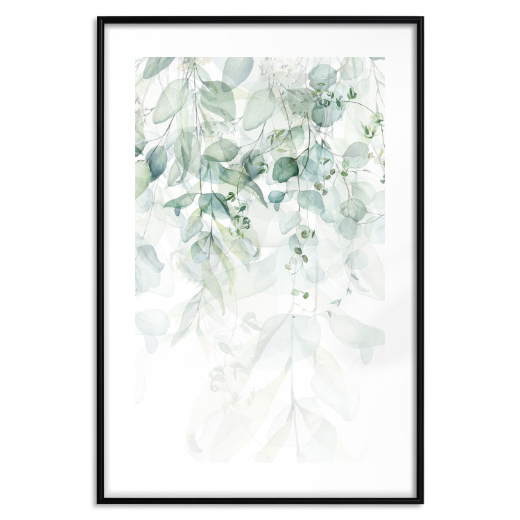 Poster Gentle Touch of Nature - jungle leaves composition on white background 127898 additionalImage 18