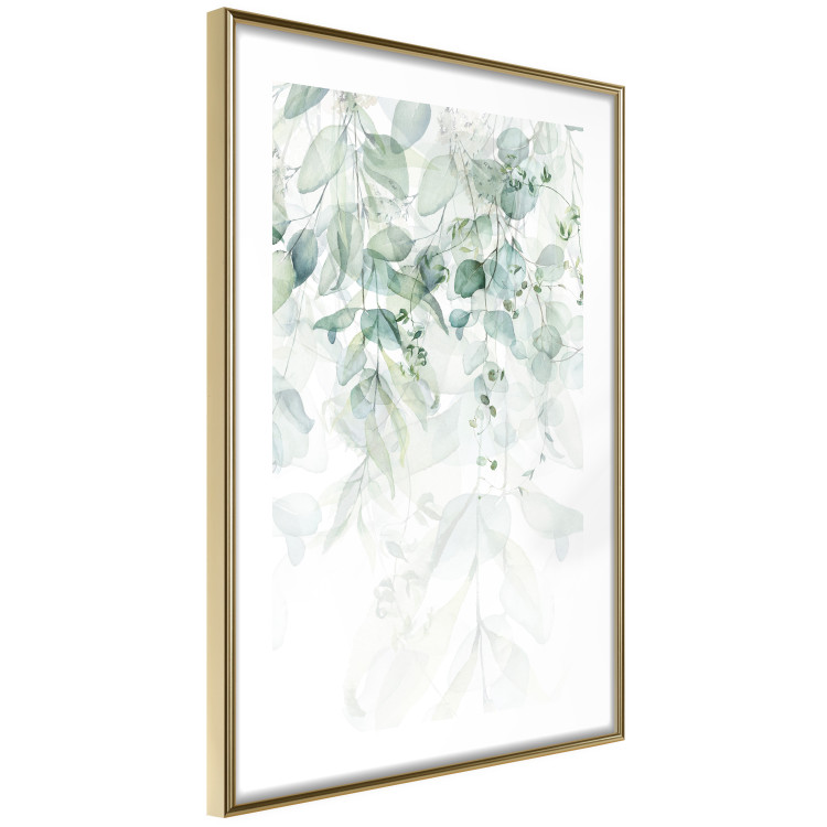 Poster Gentle Touch of Nature - jungle leaves composition on white background 127898 additionalImage 9
