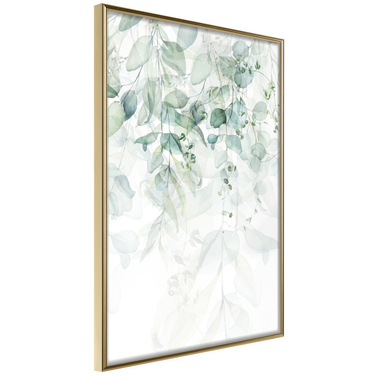 Poster Gentle Touch of Nature - jungle leaves composition on white background 127898 additionalImage 14