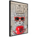 Poster Cat with Coffee - funny composition with domestic pet and text in the background 129098 additionalThumb 11