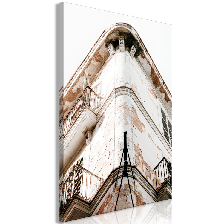 Canvas Southern Corner (1-part) vertical - old building in the city 129498 additionalImage 2
