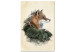 Canvas Mr. Fox (1-piece) Vertical - fancifully depicted fox on a light background 130398