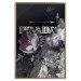 Wall Poster Prada in Flowers - composition of flowers and silver text on a black background 131798 additionalThumb 21