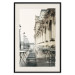 Poster Deserted Cafes - landscape of chairs and tables against architectural backdrop 132298 additionalThumb 19