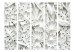 Room Divider Screen White Garden (5-piece) - composition of alabaster flowers and leaves 132898 additionalThumb 3