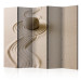 Folding Screen Zen: Balance II (5-piece) - stone and sand in beige composition 133098