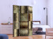 Room Separator Metal Tiles (3-piece) - elegant design in golden ornaments 133398 additionalThumb 2