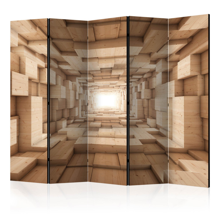 Room Divider Screen Upward... II II - architecture of space with wooden walls 133698
