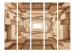 Room Divider Screen Upward... II II - architecture of space with wooden walls 133698 additionalThumb 3