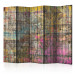 Room Divider Screen Freestyle II - texture with abstract graffiti-style patterns 133898