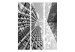 Room Divider Screen Touch the Sky - black and white tall skyscrapers against the sky and clouds 133998 additionalThumb 3