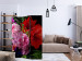 Folding Screen June Evening (3-piece) - colorful flowers and green plants 134298 additionalThumb 4