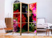 Folding Screen June Evening (3-piece) - colorful flowers and green plants 134298 additionalThumb 6