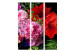 Folding Screen June Evening (3-piece) - colorful flowers and green plants 134298 additionalThumb 3