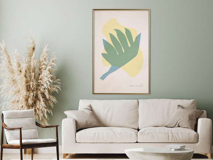 Wall Poster Love Nature - abstract geometric figures in pastel colors 134998 additionalImage 5