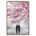 Wall Poster April in Paris - romantic landscape of Paris and a tree with pink leaves 135098 additionalThumb 17
