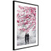 Wall Poster April in Paris - romantic landscape of Paris and a tree with pink leaves 135098 additionalThumb 6