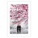 Wall Poster April in Paris - romantic landscape of Paris and a tree with pink leaves 135098 additionalThumb 19