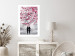 Wall Poster April in Paris - romantic landscape of Paris and a tree with pink leaves 135098 additionalThumb 3