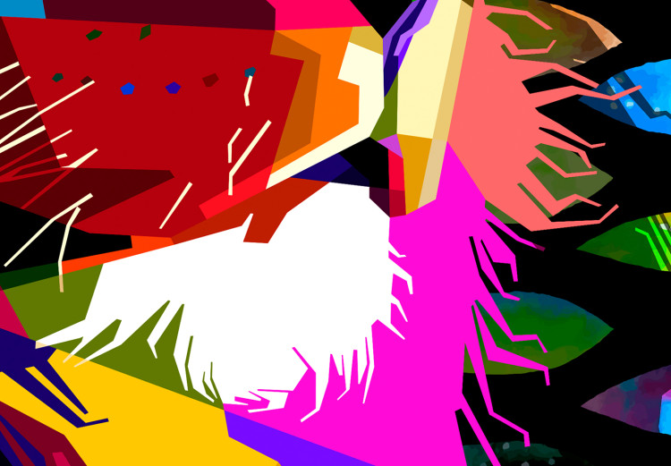 Large canvas print Rainbow Lion [Large Format] 136398 additionalImage 3
