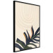 Wall Poster Plant Aura - boho-style abstraction with a leaf of a green plant 137498 additionalThumb 7