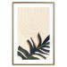 Wall Poster Plant Aura - boho-style abstraction with a leaf of a green plant 137498 additionalThumb 12