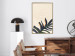 Wall Poster Plant Aura - boho-style abstraction with a leaf of a green plant 137498 additionalThumb 24