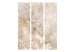 Room Separator Golden Dream (3-piece) - Abstraction on marble texture background 138098 additionalThumb 3