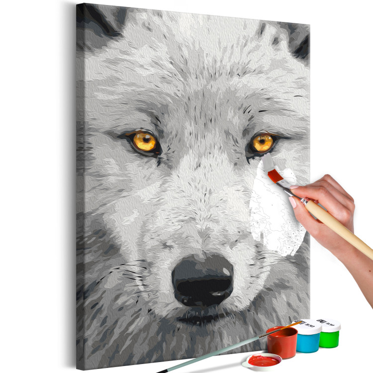Paint by Number Kit Silver Wolf 138498 additionalImage 4