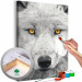 Paint by Number Kit Silver Wolf 138498