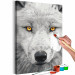 Paint by Number Kit Silver Wolf 138498 additionalThumb 4