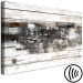 Canvas Restlessness (1-piece) Wide - worn planks and abstraction within 142798 additionalThumb 6
