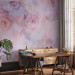 Wall Mural Moody Roses - Pink Abstract Flowers in a Romantic Style 146598 additionalThumb 4