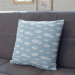 Decorative Microfiber Pillow The ships at sea - composition in shades of white and blue cushions 146998 additionalThumb 2