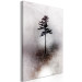Canvas Print Tall Tree (1-piece) - plant landscape on a gray-brown background 148898 additionalThumb 2