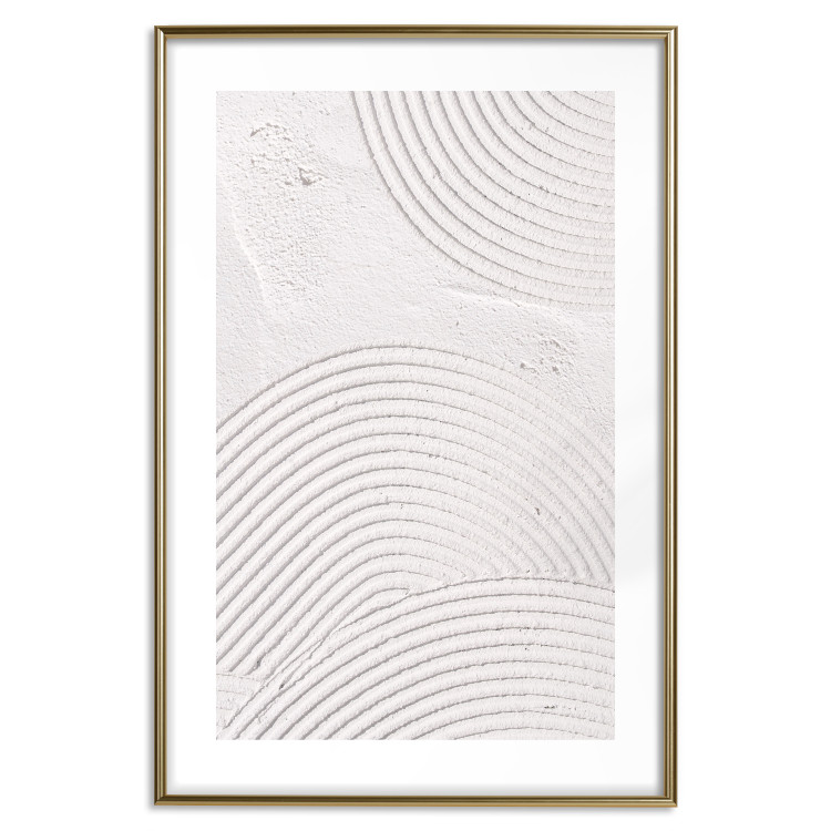 Poster Grooves - Abstract Shapes in Organic Shaped Cement 149898 additionalImage 24