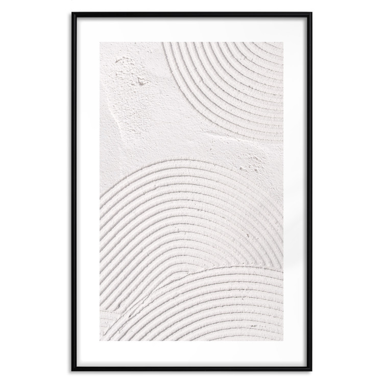 Poster Grooves - Abstract Shapes in Organic Shaped Cement 149898 additionalImage 25