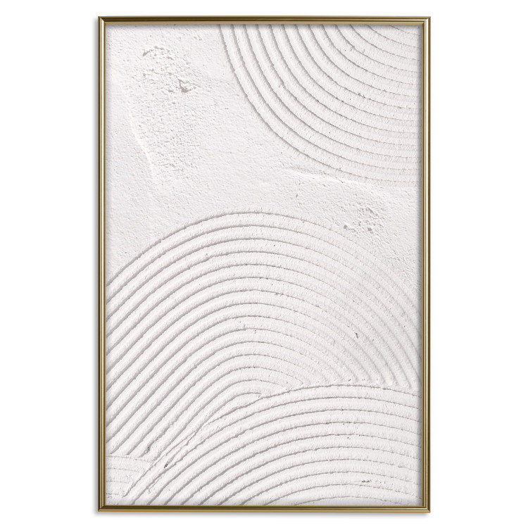 Poster Grooves - Abstract Shapes in Organic Shaped Cement 149898 additionalImage 22