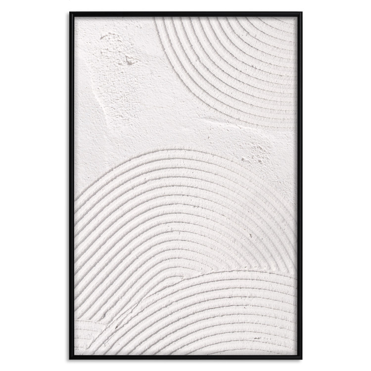 Poster Grooves - Abstract Shapes in Organic Shaped Cement 149898 additionalImage 20