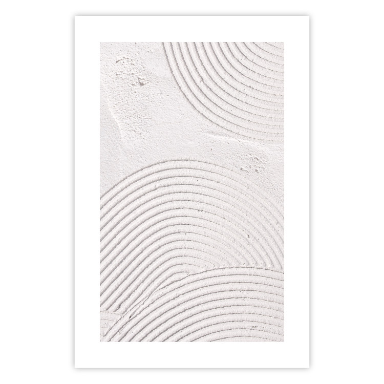 Poster Grooves - Abstract Shapes in Organic Shaped Cement 149898 additionalImage 23