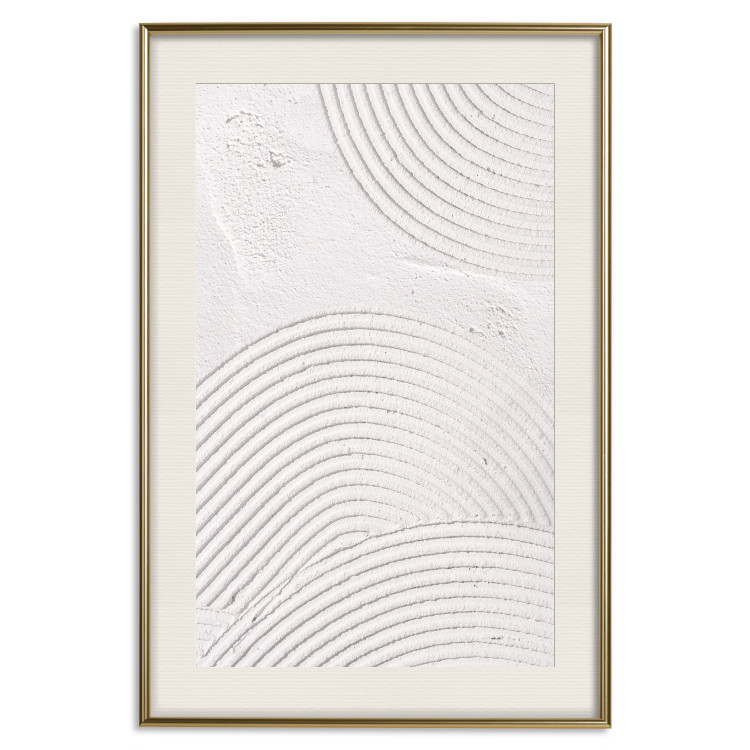Poster Grooves - Abstract Shapes in Organic Shaped Cement 149898 additionalImage 27