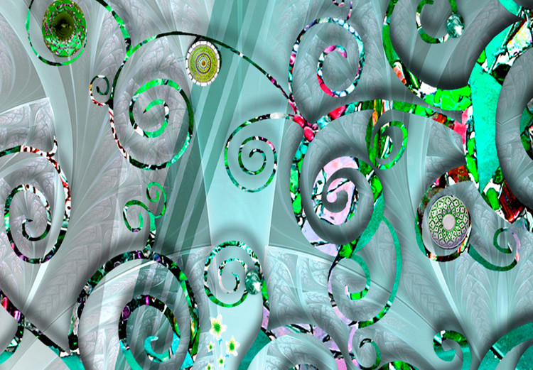 Large canvas print Emerald Magic Tree [Large Format] 150698 additionalImage 3