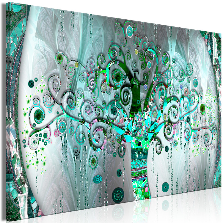Large canvas print Emerald Magic Tree [Large Format] 150698 additionalImage 2