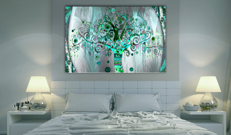 Large canvas print Emerald Magic Tree [Large Format] 150698 additionalImage 5