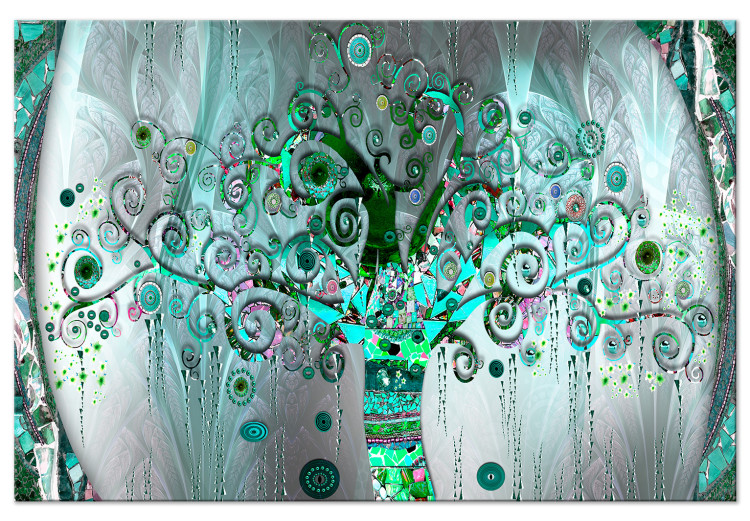 Large canvas print Emerald Magic Tree [Large Format] 150698