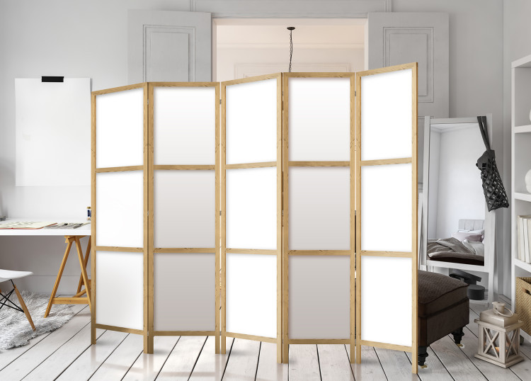 Room Divider Screen Solid White II [Room Dividers] 150798 additionalImage 6