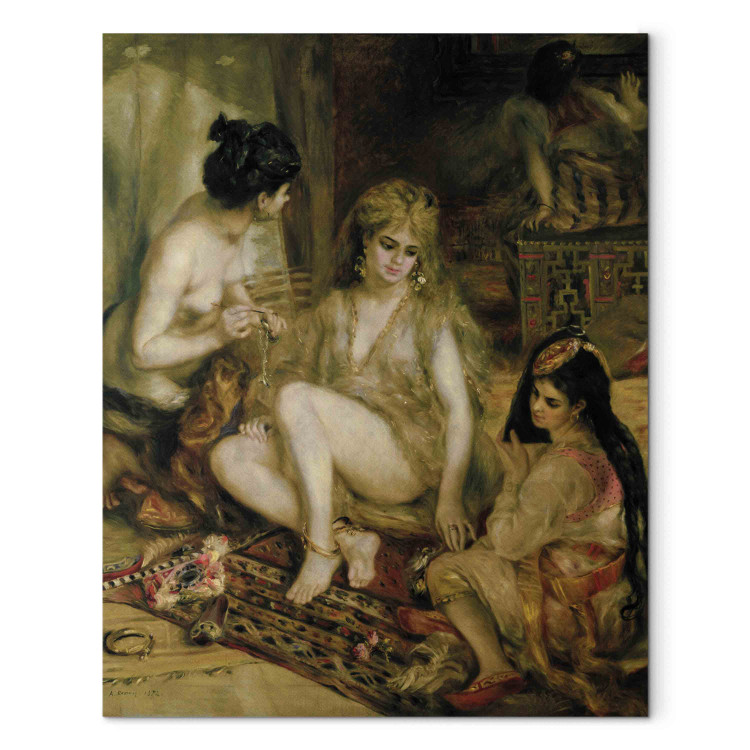 Reproduction Painting Interior of a Harem in Montmartre, Parisian women dressed as Algerians 152398
